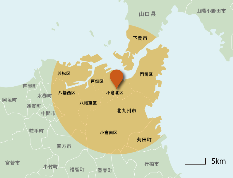 訪問エリアマップ